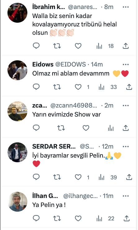 pelin oztekin in galatasaray paylasimi begeni topladi yarin evimizde show var